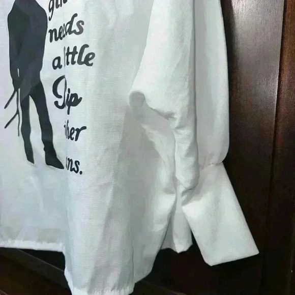 Every Girl Needs A Little Rip in Her Jeans / W’s Blouse / Medium / Yellowstone - Picture 6 of 13